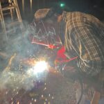 Picture of me using MIG welding gas.